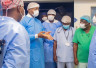 Caravane Chirurgicale de Neurochirurgie au CHUO: Guy Patrick Obiang Ndong et Justine Libimbi s'enquièrent du deroulement